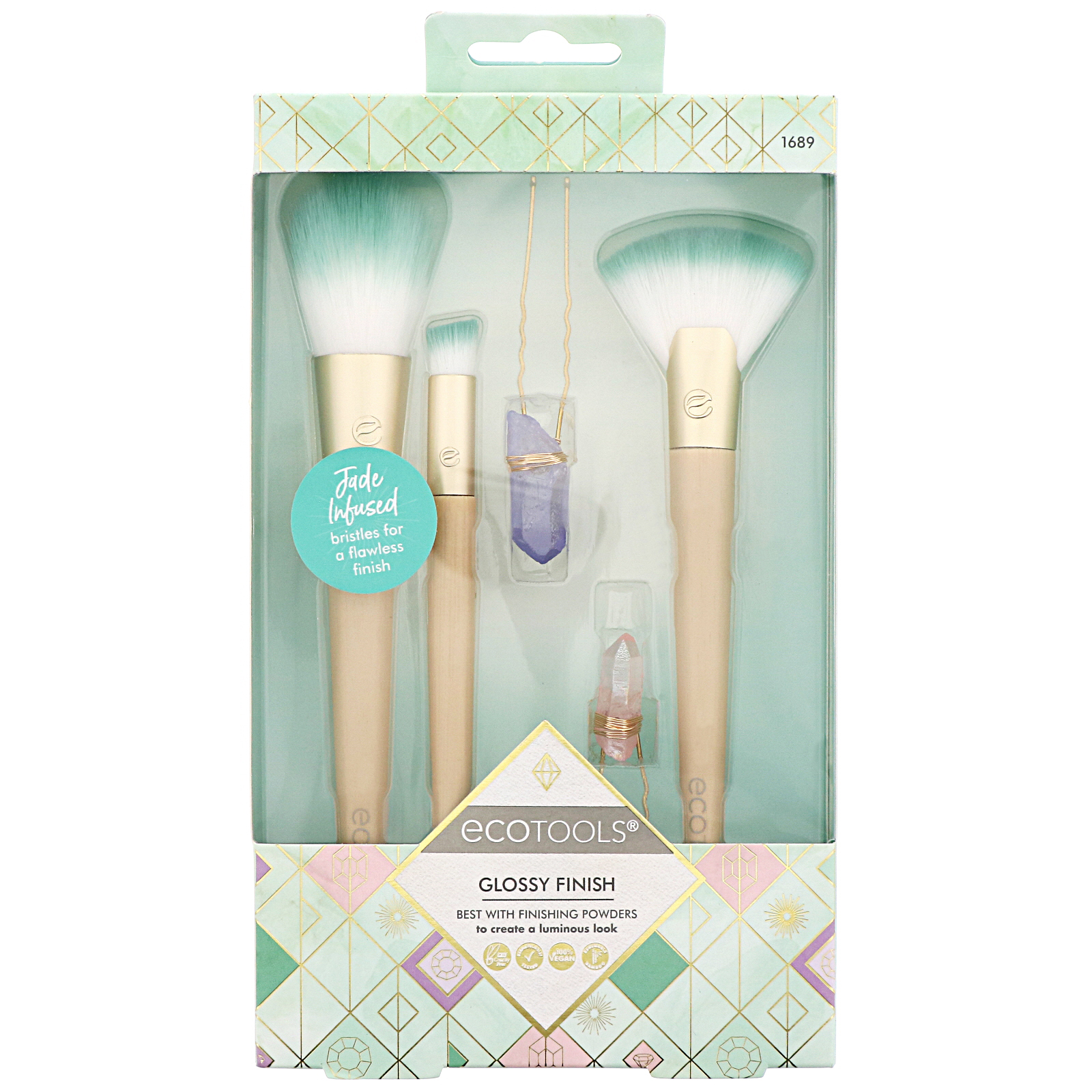 EcoTools, Kit de Beleza Glossy Finish, Kit com 5 Unidades - Imagem 2