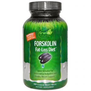 Irwin Naturals, Forskolin, Fat-Loss Diet, 60 Cápsulas em Gel Líquidas