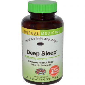 Herbs Etc., Deep Sleep, Sem Álcool, 120 Cápsulas gelatinosas de ação rápida