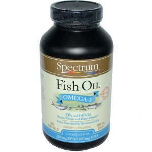 Spectrum Essentials, Óleo de Peixe, 1000 mg, 250 Cápsulas Gelatinosas