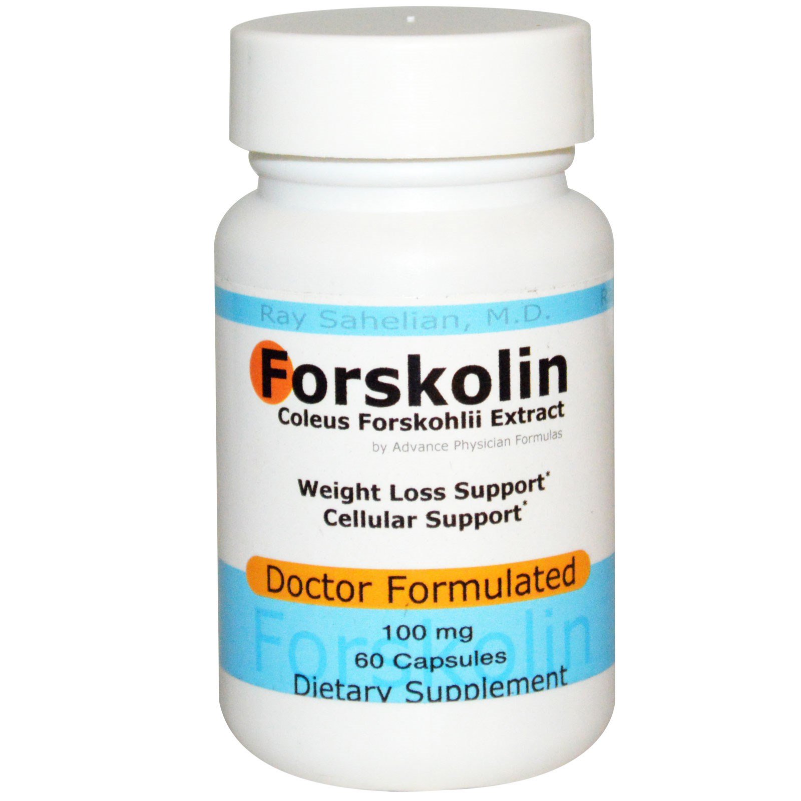 Advance Physician Formulas, Forskolin, extrato de coleus forskohlii, 100 mg, 60 cápsulas