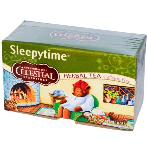 Celestial Seasonings, Chá de Ervas, Hora do Sono, Sem Cafeína, 20 Pacotes de Chá, 1,0 oz (29 g)