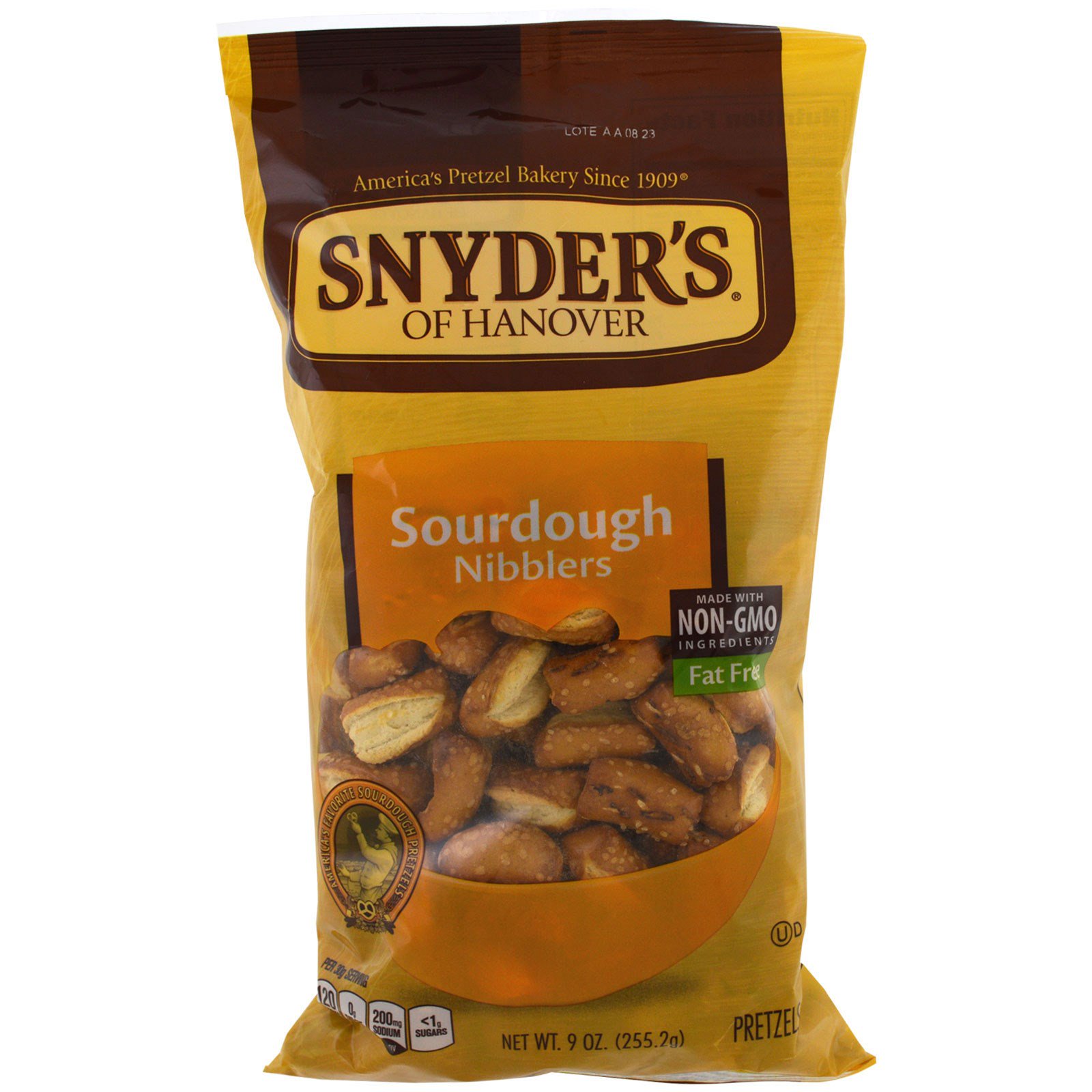 Snyder's, Pretzels, Massa Amarga para Petiscos, 9 oz (255.2 g)