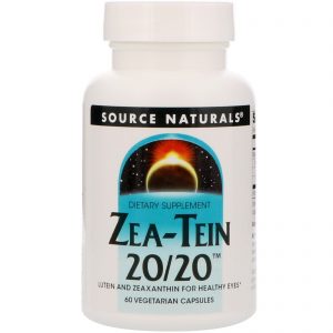 Source Naturals, Zea-Tein 20/20, 60 cápsulas vegetarianas