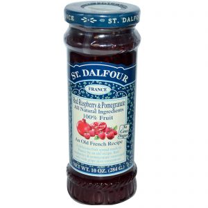 St. Dalfour, Framboesa Vermelha e Romã, Pasta Deluxe de Framboesa Vermelha e Romã, 10 oz (284 g)