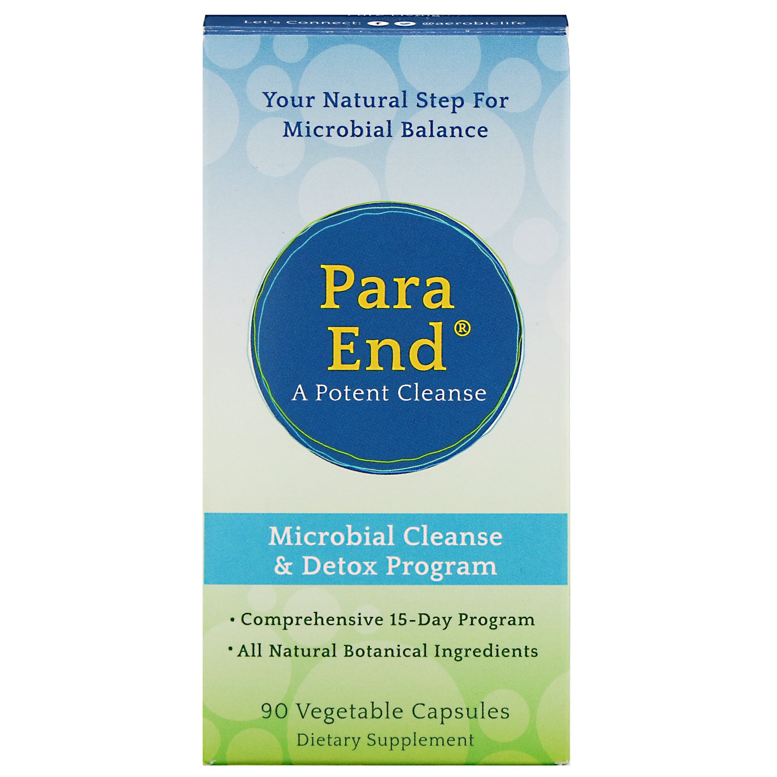 Aerobic Life, ParaEnd, Uma Limpeza Potente, 90 Cápsulas Vegetais