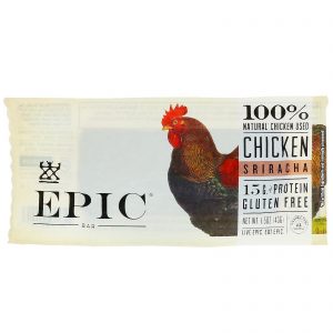 Epic Bar, Barra de Frango com Sriracha, 12 Barras, 43 g cada