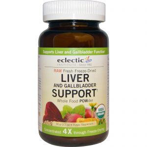 Eclectic Institute, Suporte Orgânico para Fígado e Vesícula Biliar, Alimento Integral em Pó, 90 g (3.2 oz)