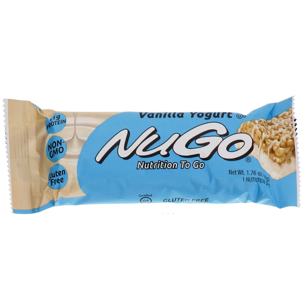 NuGo Nutrition, Nutrition To Go, Iogurte de Baunilha, 15 Barras, 1,76 oz (50 g) Cada - Imagem 4