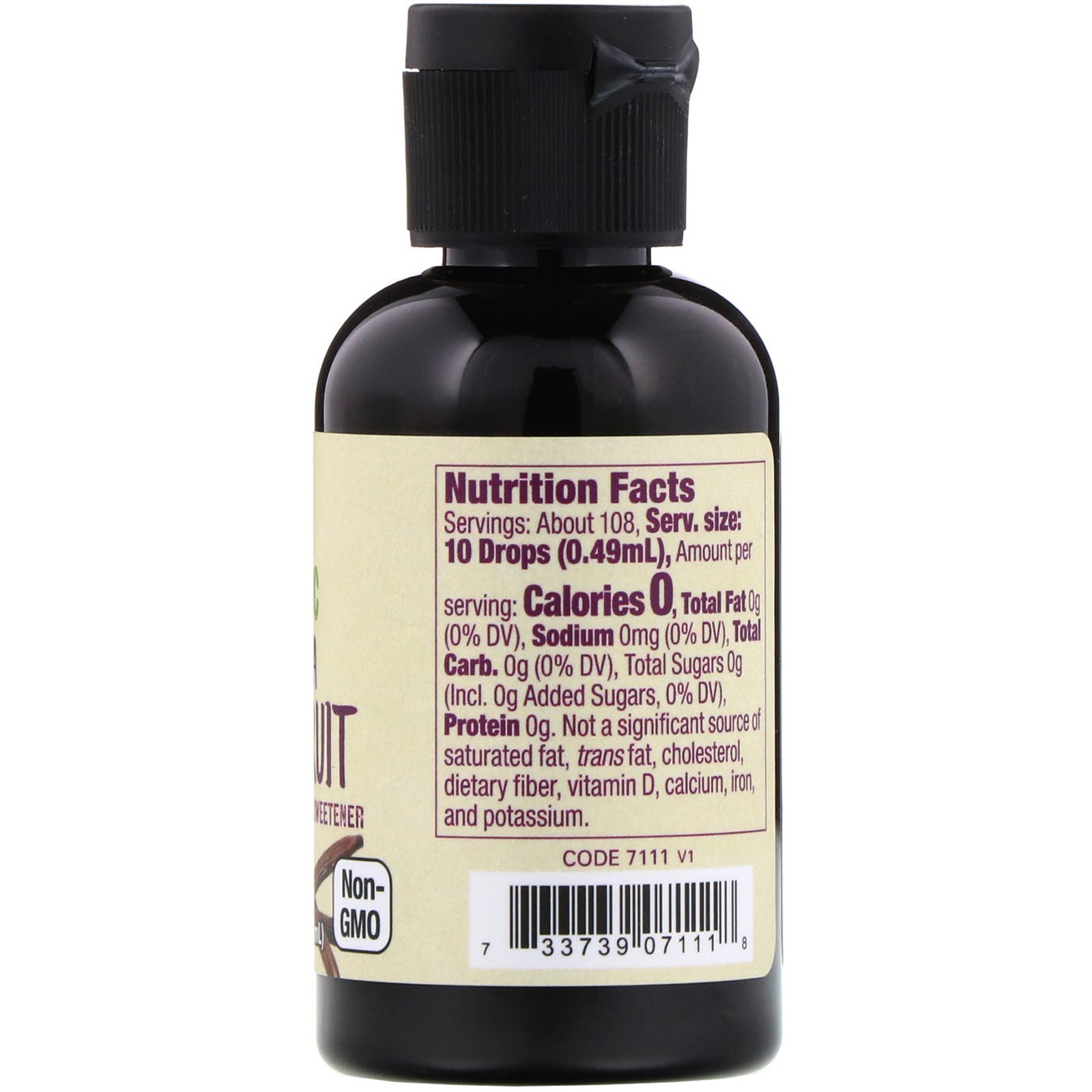Now Foods, Real Food, Siraitia Orgânica, Adoçante Líquido, Baunilha, 1,8 fl oz (53 ml) - Imagem 2