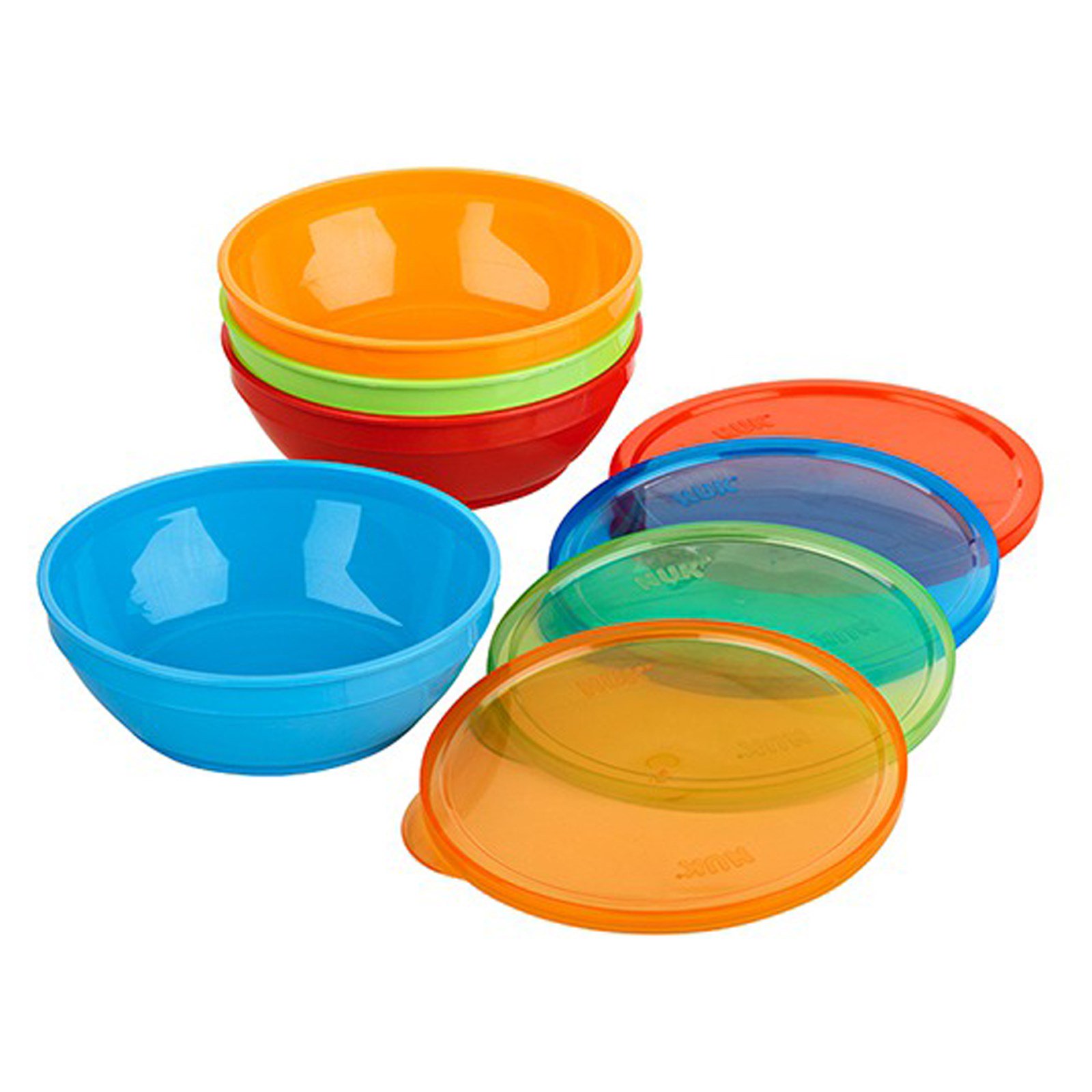 NUK, Gerber Graduates Bunch-a-Bowls, 4 Tigelas com Tampa