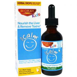 Bioray, NDF Calm, Nourish the Liver & Remove Toxins, Kids, Sabor Baunilha, 2 fl oz (60 ml)