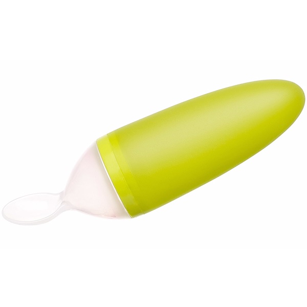 Boon, Esguicho, Colher Dosadora De Silicone Para Bebês, Acima de 4 meses, Verde, 89ml
