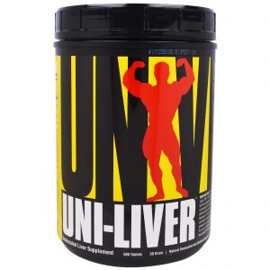 Universal Nutrition, Uni-Liver, Suplemento Hepático Seco, 500 Comprimidos