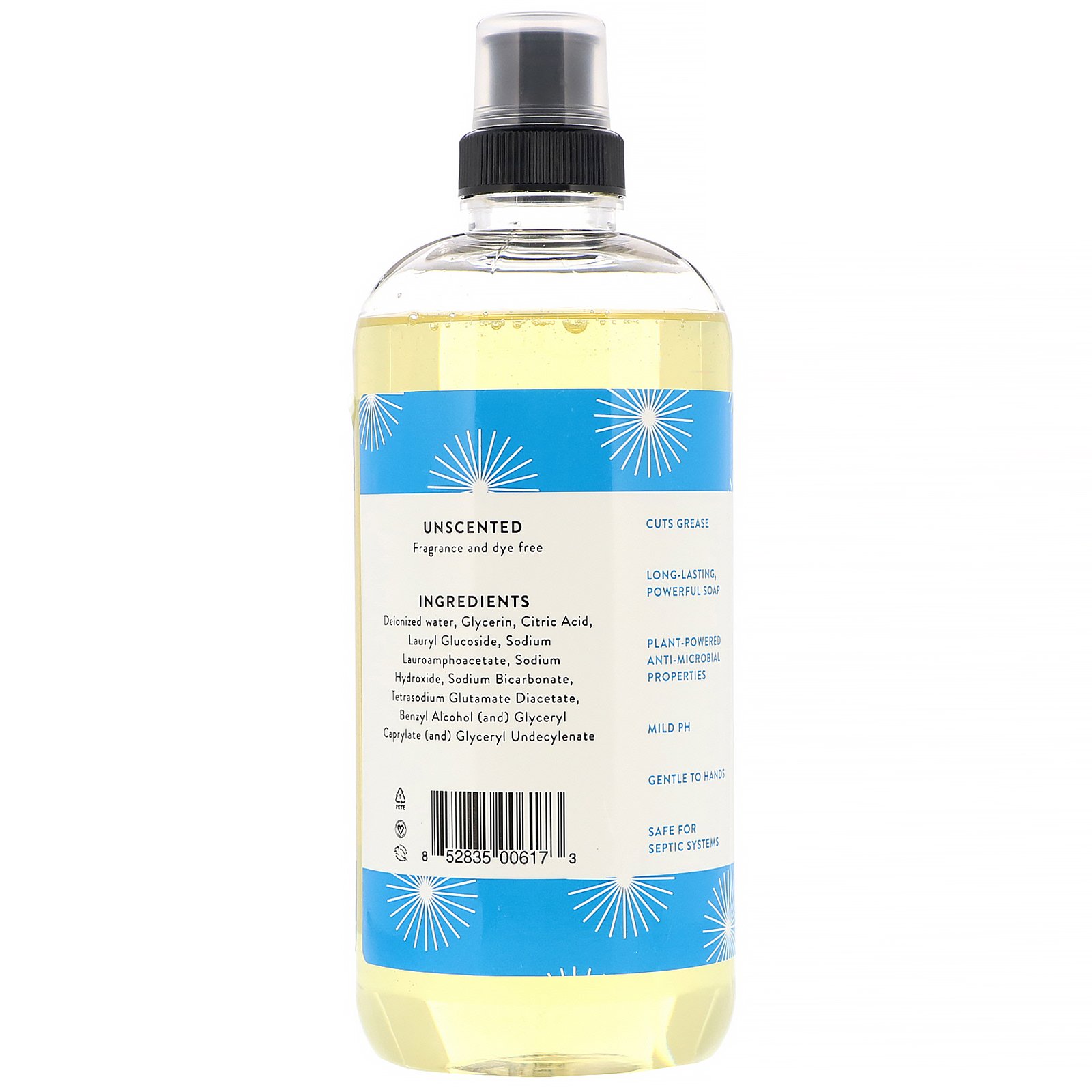 Molly's Suds, Sabão para Louça, Sem Perfume, 16 fl oz - Imagem 2