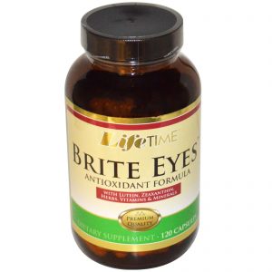 LifeTime Vitamins, Brite Eyes Fórmula Antioxidante, 120 Cápsulas