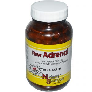 Natural Sources, Ad-renal crú, 60 cápsulas