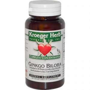 Kroeger Herb Co, Complete Concentrates, Ginkgo Biloba, 90 Vegetarian Capsules