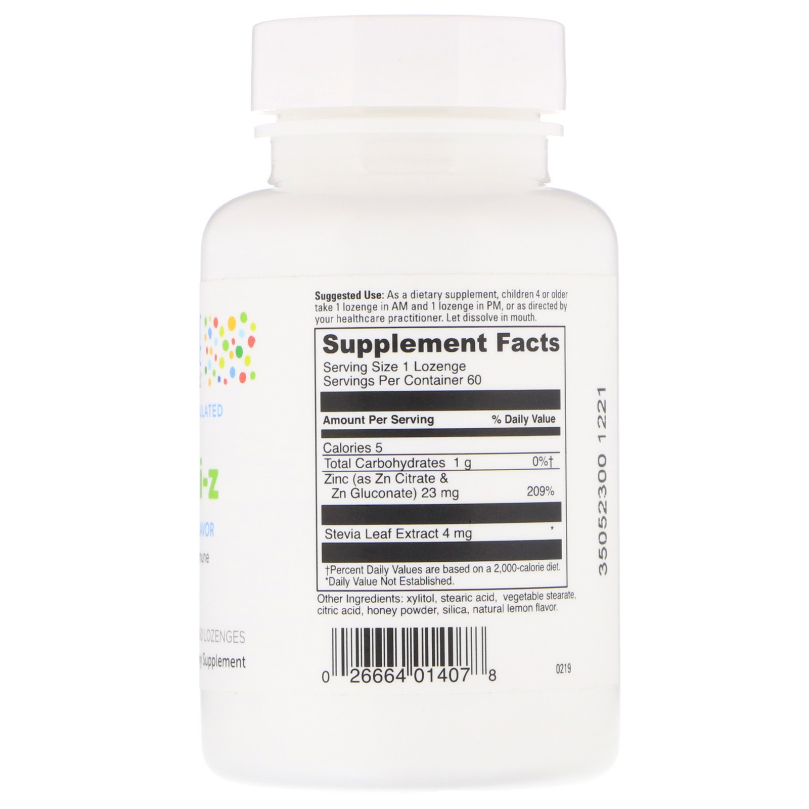 Little DaVinci, Immuni-Z, Natural Lemon Flavor, 60 Lozenges - Imagem 2