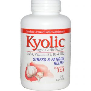 Kyolic, Alívio do Stress e Fadiga Formula 101, 300 Cápsulas
