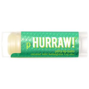Hurraw! Balm, Balm Labial Pitta, Coco Menta Capim-limão, 4,3 g (0.15 oz)