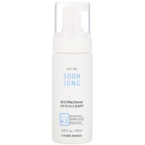 Etude House, Soon Jung, Loção de Limpeza Cremosa com pH 6,5, 150 ml (5,07 fl oz)