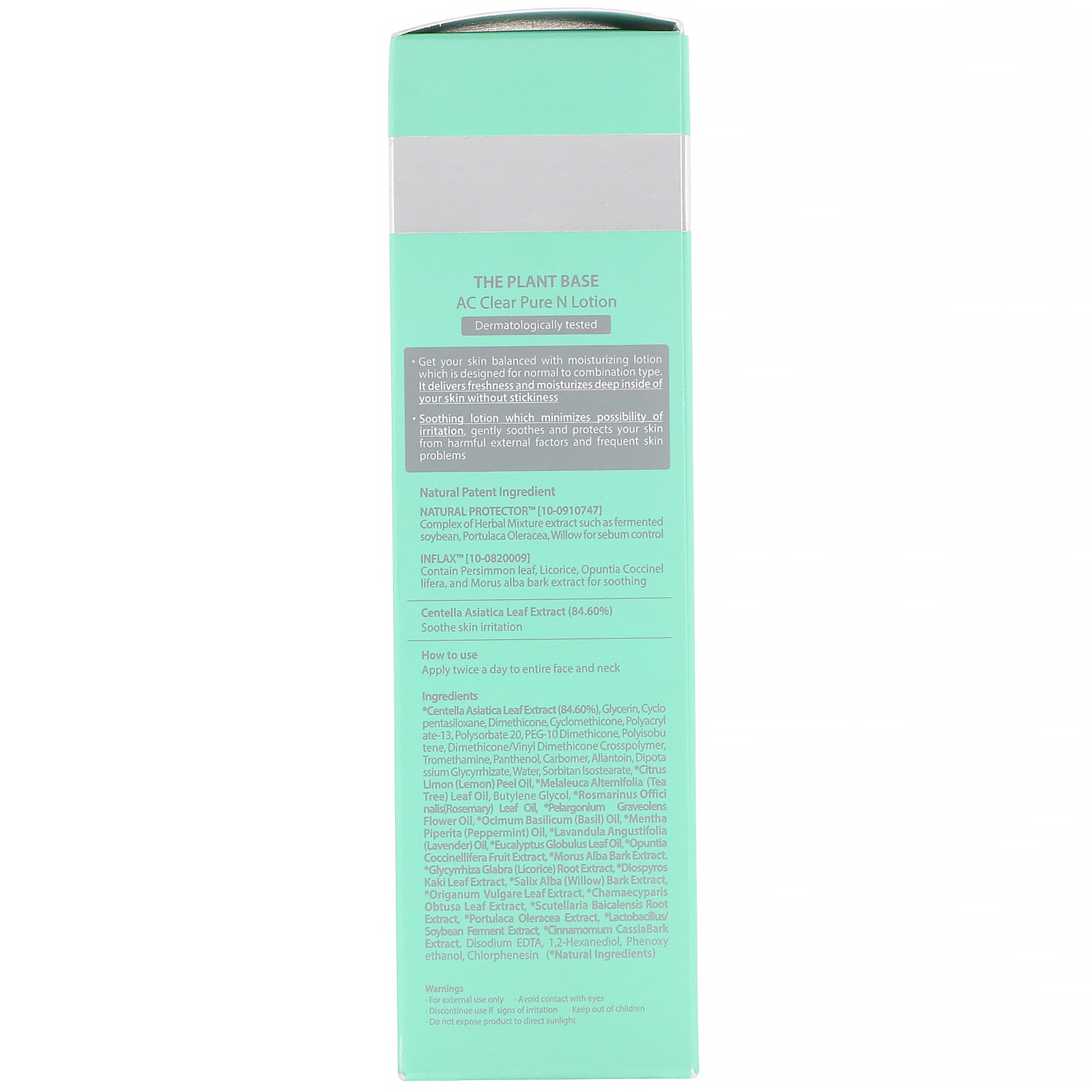 The Plant Base, AC Clear, Loção Pure N, 150 ml (5,07 fl oz) - Imagem 3