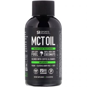 Sports Research, Óleo de TCM, Sem Sabor, 59 ml