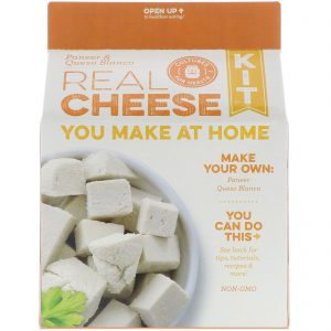 Cultures for Health, Kit para fazer queijo de verdade, Paneer e Queso Blanco, 1 kit