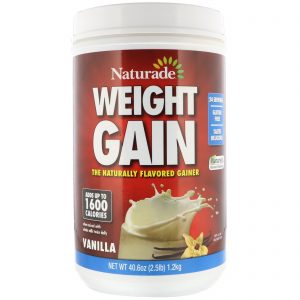 Naturade, Weight Gain, Baunilha, 40,6 oz (2,5 lb)