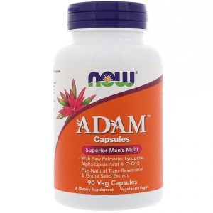 Now Foods, ADAM, Multivitamínico Superior Para Homens, 90 Cápsulas Vegetais