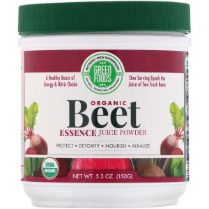 Green Foods , Suco de Essência de Beterraba Orgânica em Pó, 150 g (5,3 oz)