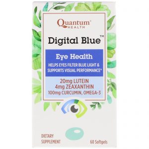 Quantum Health, Digital Blue, Eye Health, 60 Softgels