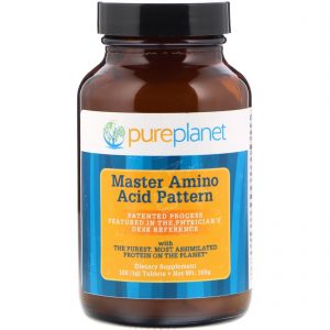 Pure Planet, Padrão de Aminoácidos Master, 1000 mg, 100 Comprimidos