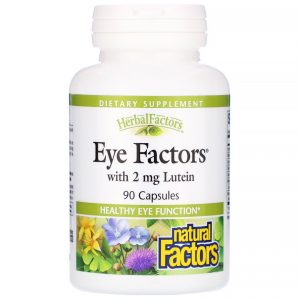 Natural Factors, Eye Factors com 2 mg de Luteína, 90 Cápsulas