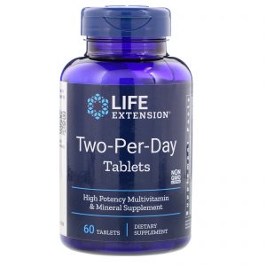 Life Extension, Comprimidos Dois por Dia, 60 Comprimidos