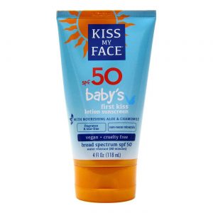 Kiss My Face, Loção Protetor Solar para Bebês, FPS 50 - 4 fl oz (118mL)