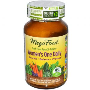 MegaFood, Multivitamínico para Mulheres - 60 Tabletes