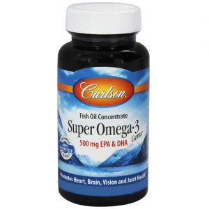 Carlson Labs Super Ómega-3 - 500 mg - 50 Cápsulas em Gel