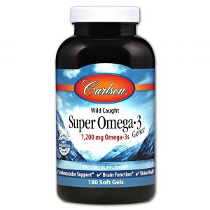 Carlson Labs Super Ómega-3 Gems - 1,200 mg - 180 Cápsulas em Gel