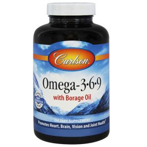 Carlson Labs, Ômega-3-6-9 - 180 Cápsulas em Gel