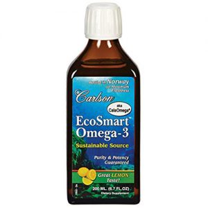 Carlson Labs EcoSmart Omega-3, Limão - 200 ml