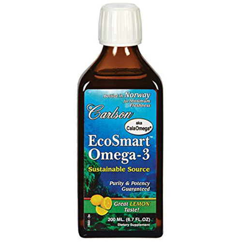 Carlson Labs EcoSmart Omega-3, Limão - 200 ml