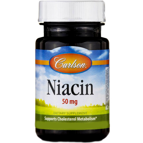 Comprar Carlson Labs, Niacina - 50 Mg - 100 Tabletes Preço Suplemento ...