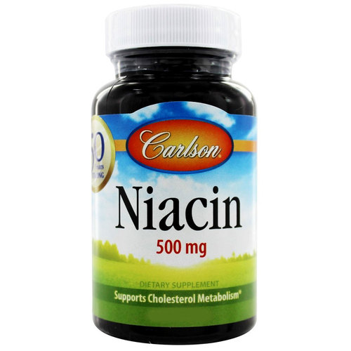 Carlson Labs, Niacina 500 mg - 250 Tabletes