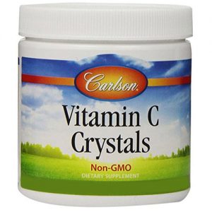Carlson Labs, Cristais de Vitamina C , Não-OGM - 171 g