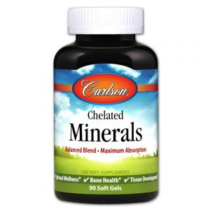 Carlson Labs, Multiminerais Líquido - 90 Cápsulas em Gel