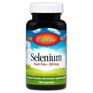 Carlson Labs, Selênio 200 mcg - 180 Cápsulas