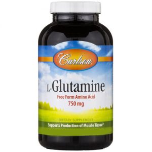 Carlson Labs L-Glutamina - 750 mg - 300 Cápsulas