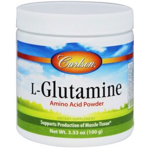 Carlson Labs, L-Glutamina em Pó - 100 g